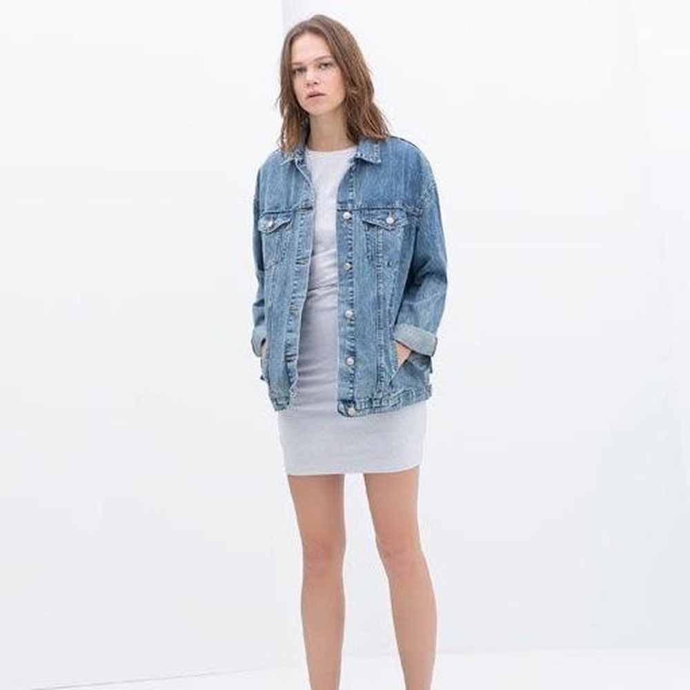 Zara Oversized Denim Jacket